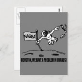 ヒューストン問題がある ポストカード (正面/裏面)