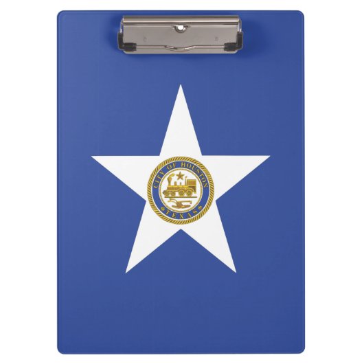 ヒューストン国旗が貼られた愛国的なクリップボード クリップボード (正面)