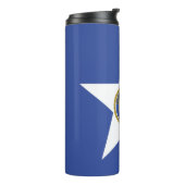 ヒューストン国旗を持つサーマルタンブラー タンブラー (回転左)