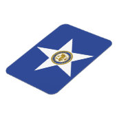 ヒューストン国旗を持つフレキシブルなフォトマグネット マグネット (左側)