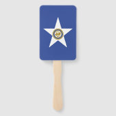 ヒューストン国旗を掲げたハンドファンのセット ハンドファン (裏面)