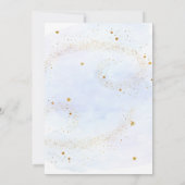 ヒューストン宇宙飛行士宇宙の赤ちゃんシャワー 招待状 (裏面)