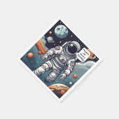 ヒューストン宇宙飛行士誕生日だ！ スタンダードカクテルナプキン (角)