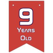 ヒューストン宇宙飛行士誕生日だ！ バンティングフラッグ (第3の旗)