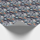 ヒューストン宇宙飛行士誕生日だ！ ラッピングペーパー (角)