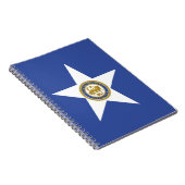 ヒューストン市旗を持つノート ノートブック (右側)