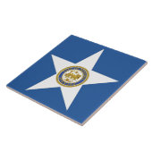 ヒューストン市旗 タイル (側面)