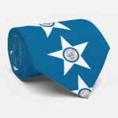 ヒューストン市旗、テキサス州ネックタイ ネクタイ (ロール)