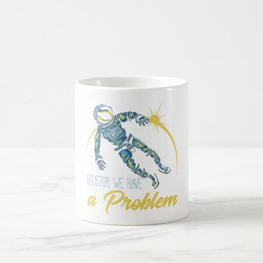 ヒューストン我々は問題を抱えている コーヒーマグカップ (中央)