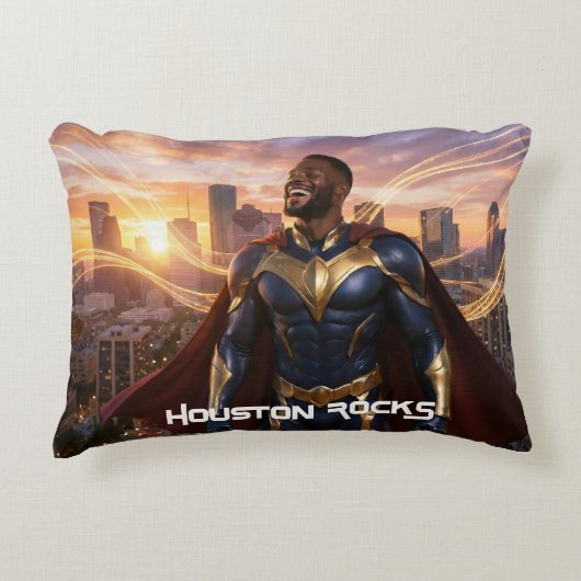 ヒューストン最高! - テキサス アクセントクッション (正面)