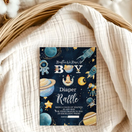 ヒューストン私たちはボーイアウタースペースディッパーのラッフルを持っている エンクロージャーカード