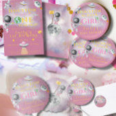 ヒューストン私たちは女の子のシャワー宇宙宇宙飛行士がいる 招待状