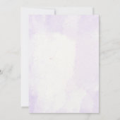 ヒューストン私たちは女の子の宇宙の赤ちゃんシャワーを持っている 招待状 (裏面)