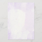 ヒューストン私たちは女の子の宇宙の赤ちゃんシャワーを持っている 招待状 (裏面)