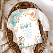 ヒューストン私たちは男の子の宇宙の赤ちゃんシャワーを持っている 招待状