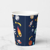 ヒューストン私たちは1歳の1歳の誕生日パーティーを持っている 紙コップ (右)