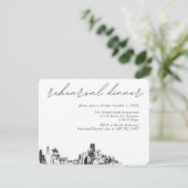 ヒューストン結婚のリハエレガントーサルディナー エンクロージャーカード (スタンド正面)