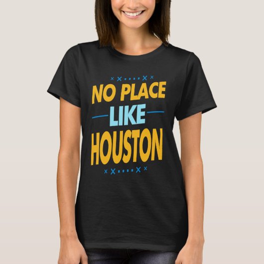 ヒューストン観光客アイディアのためのテキサス州旅行記念品 Tシャツ (正面)