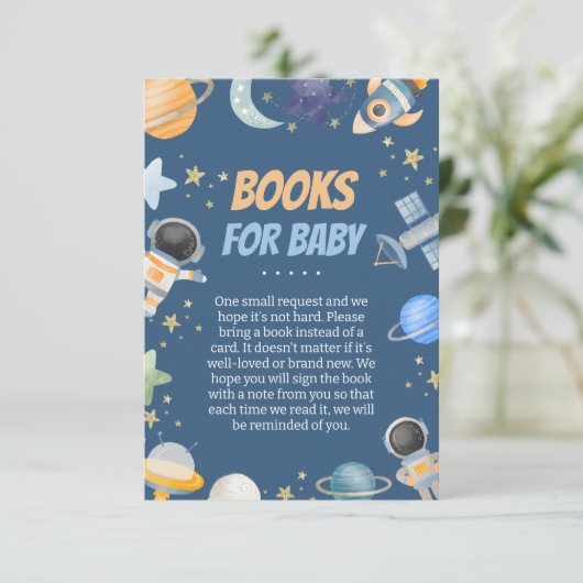 ヒューストン赤ちゃんシャワーベビー エンクロージャーカード (スタンド正面)