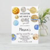 ヒューストン銀河系誕生日招待状 招待状 (スタンド正面)