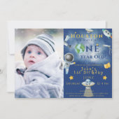 ヒューストン1歳の宇宙宇宙飛行士がいる 招待状 (正面)