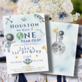 ヒューストン1歳の宇宙宇宙飛行士がいる 招待状