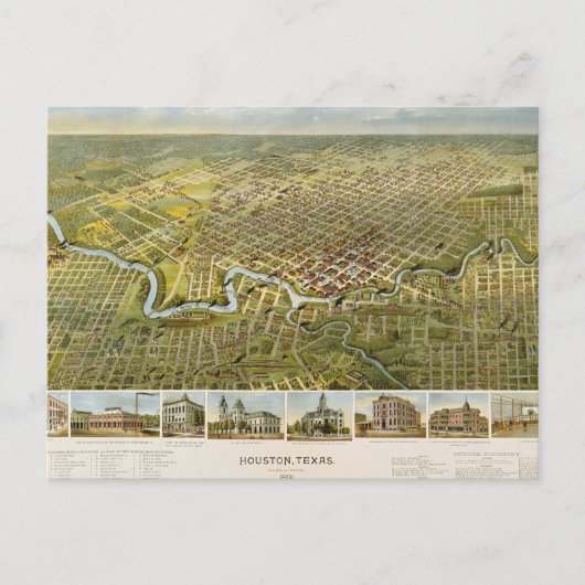 ヒューストン1891 ポストカード (正面)