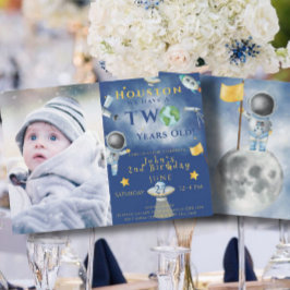 ヒューストン2歳の宇宙宇宙飛行士 招待状