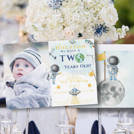 ヒューストン2歳の宇宙宇宙飛行士 招待状