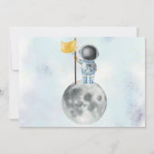 ヒューストン2歳の宇宙宇宙飛行士 招待状 (裏面)