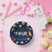 ヒューストン4歳4歳の誕生日パーティー ペーパーボウル (パーティー)