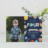 ヒューストン4歳4歳の誕生日パーティー 招待状 (スタンド正面)