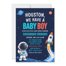 ヒューストン・ウィ・ヘブ・ア・ベイビーボーイ　スペースベビーシャワー