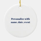 ヒューストン・スカイライン・パッチワーク セラミックオーナメント (裏面)