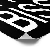 ヒューストン |タイポグラフィ ポスター (角)