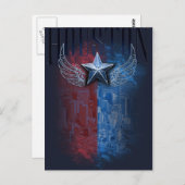 ヒューストン、テキサス州はがき ポストカード (正面/裏面)