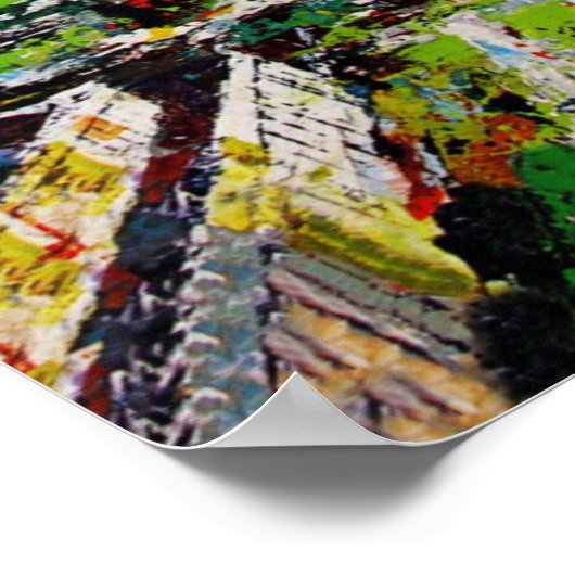 ヒューストン、テキサス州旅行ポスター ポスター (角)