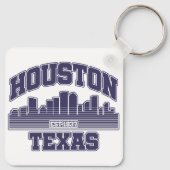 ヒューストン，テキサス州 キーホルダー (裏面)