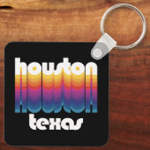 ヒューストン，テキサス州 キーホルダー (裏面)