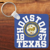 ヒューストン，テキサス州 キーホルダー (正面)