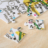 ヒューストン、テキサス州 ジグソーパズル (側面)