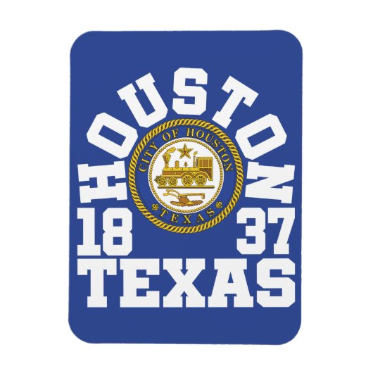 ヒューストン,テキサス州 マグネット (縦)