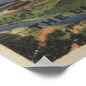 ヒューストン，テキサス州 – ラージレターシーン2 ポスター (角)