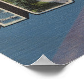 ヒューストン,テキサス州 – ラージレターシーン3 ポスター (角)