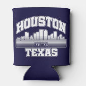 ヒューストン，テキサス州 缶クーラー (裏面)