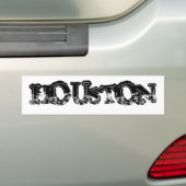 ヒューストン(バンパーステッカー) バンパーステッカー (車上)