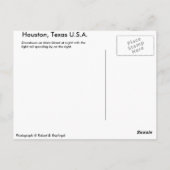 ヒューストン メインストリートの夜 ポストカード (裏面)