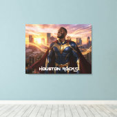 ヒューストン ロックズ - テキサス キャンバスプリント (インサイチュ (ウッドフロア))