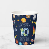 ヒューストン 私たちは10歳の10歳の誕生日パーティー 紙コップ (裏面)