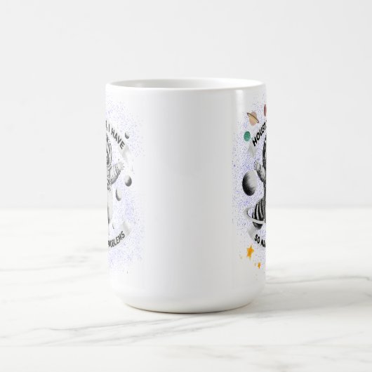 ヒューストン、私は多くの問題を抱えている コーヒーマグカップ (中央)